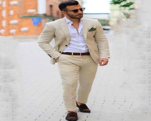 Solovedress lapela repicada champanhe ternos masculinos casuais blazers homem bonito jaqueta fino ajuste padrinhos 2 peças casamento baile smoking9093438