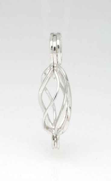 925 prata ed gaiola medalhão prata esterlina pérola cristal gem grânulo gaiola pingente montagem para diy moda jóias encantos3888918