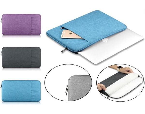 Casos de manga de laptop 11 12 13 15 polegadas para MacBook Air Pro 129quot iPad Soft Cover Saco de capa Samsung Computer77709484