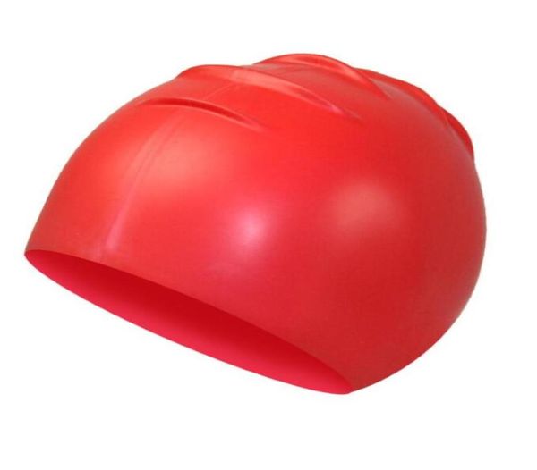 Cuffie da nuoto in silicone impermeabili unisex uomo signora grandi bambini cappello da nuoto elastico Durevole sport acquatici Latex cappelli da bagno per piscina caps2257846