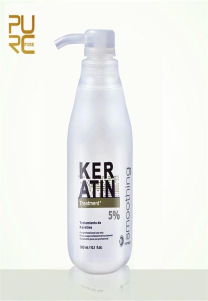 PURE Keratin Hair Repair Treatment Formalina 5 Piastra per capelli professionale ricci Estensione dei capelli Trattamenti per cuoio capelluto lucido4965647