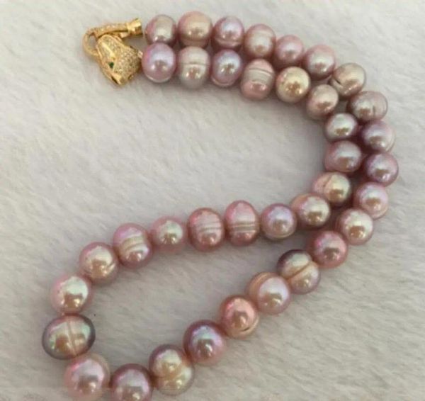 Великолепное ожерелье из лавандового жемчуга Южных морей в стиле барокко, 12–13 мм, 18 дюймов.