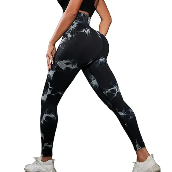 Leggings femminile Donne legne Dye Yoga Pants Sportsless High Waist Calling Female Fitness Workout Leggins 2023 Abbigliamento da palestra