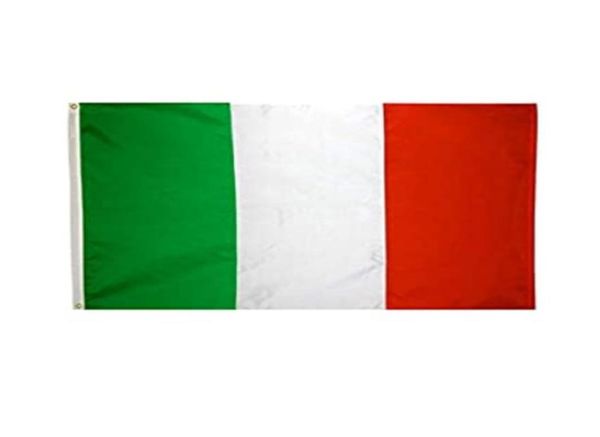 Italien, italienische Flaggen, Länderflaggen, 900 x 1500 m, 100D-Polyester, hochwertig, mit zwei Messingösen, 5137264