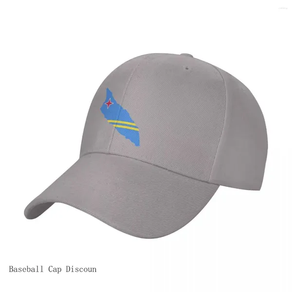 Caps de bola Bandeira de Aruba Cap Baseball Rave Beach Hat Boy Feminino