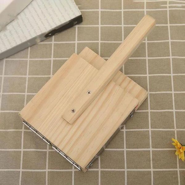 Strumenti di cottura Pasticceria Gnocco pressato in legno Pelle Rolling Board Stampo per torta di riso per rendere la frutta glutinosa di Qingming in acciaio inossidabile