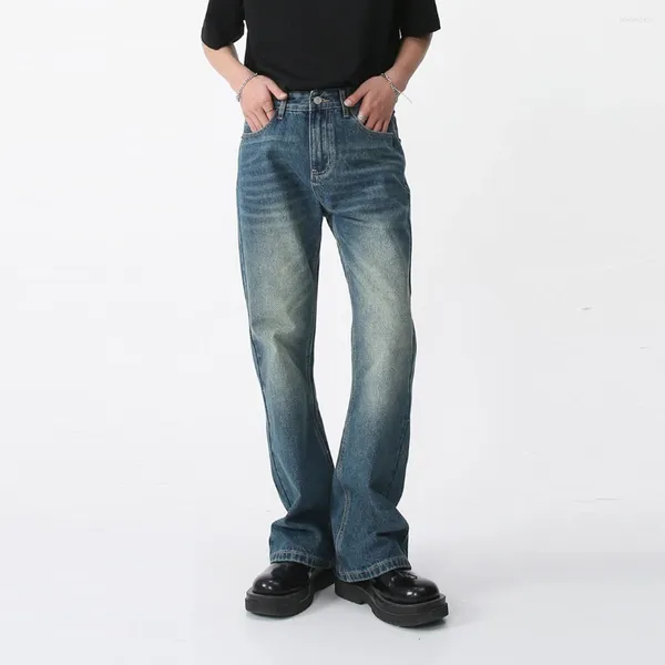 Jeans maschile autunno coreano maschile classico in stile semplice stivale taglio pantaloni in denim