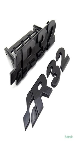 MK4 R32 Chrome Grill Badge R32 Logo Inscrição Genuine New OEM para GOLF Parte Carro Emblem9000993