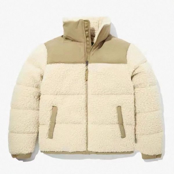 The North Jacke Wolle Puffer Jacken Woll Männer Mantel Jacke Parkas Langarm Outdoor Reißverschluss Trend Winter Dicke Mantel Pelz Warme Jacken o1kJ #