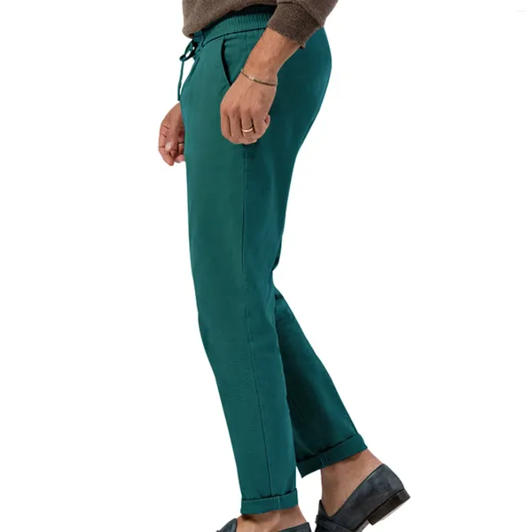 Calças masculinas longas 2024 slim fit casual solto cordão hip hop ao ar livre jogging street wear pantalones hombre