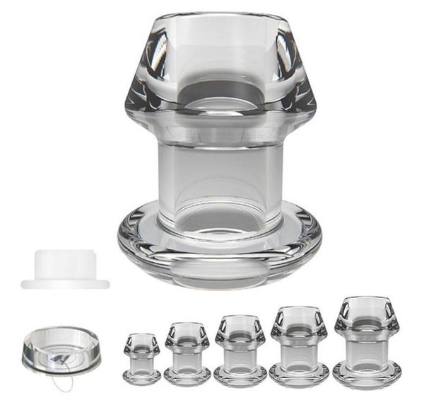 Yutong oco butt plug com inserção anal plug túnel brinquedo enorme espéculo ânus dilatador sm enema natureza brinquedos2763218z1204221