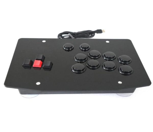 Controladores de jogo Joysticks RACJ500K Teclado Arcade Fight Stick Controller Joystick para PC USB2149829