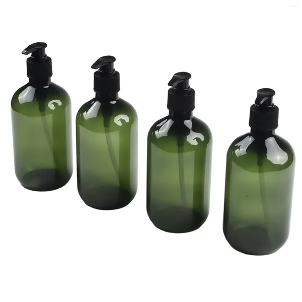 Dispensador de sabão líquido garrafas vazias garrafa spray 4pcs banheiro chuveiro gel material pp de alta qualidade