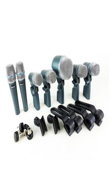 Professionelles BETA DMK7XLR DMK7 Kabelmikrofon-Set, 7 Trommel-Handmikrofone mit 2 BETA57A, 4 BETA56A und 1 BETA52A6891938