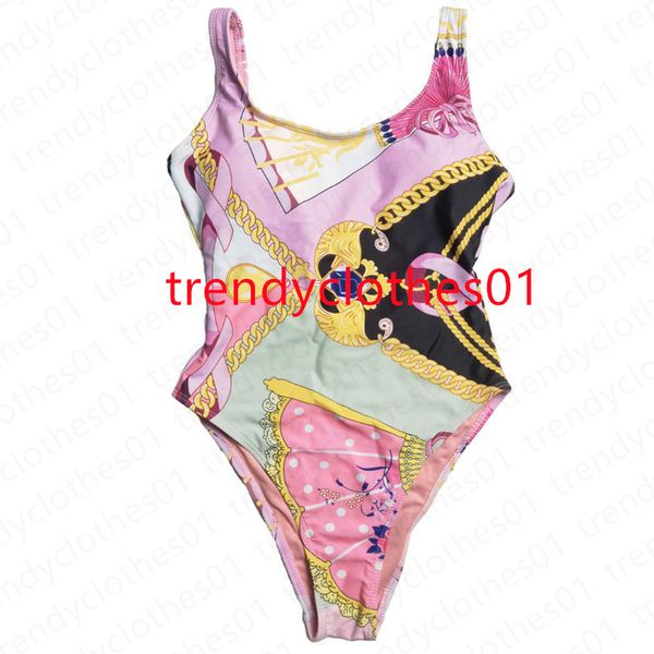 Costumi da bagno interi da donna sexy stampa floreale bikini stilista costumi da bagno lettera bikini vacanza al mare set da bagno costumi da bagno donna costumi da bagno