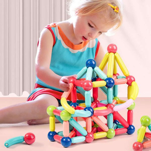 Asta versatile, forte, grande, giocattoli per l'educazione precoce dei bambini, per ragazzi e ragazze, puzzle magnetici