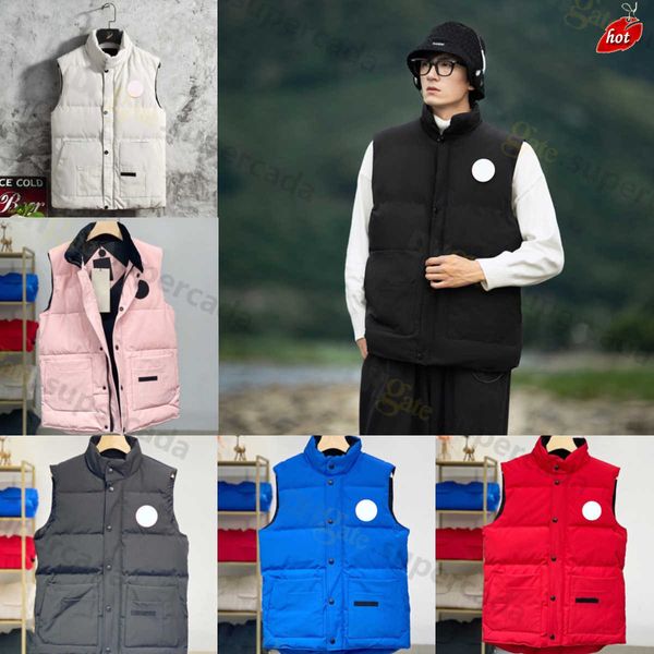 Erkekler Desigener Puffer Erkek Yelek Tasarımcısı Ceketler Parka Erkekler Kış Ceket Yelek Giyim Kanadalı Kaz Moda Ceket Dış Giyim kolu