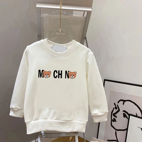 Designers Hoodie para crianças meninas manga comprida moletom bebê menino roupas de grife meninos moletom crianças outono roupas garoto branco hoodies tops CYD23122904