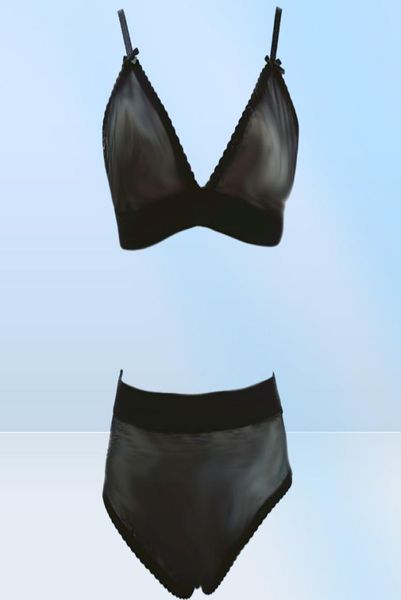 Costume da bagno stampato con lettera Set bikini sexy in pizzo Costume da bagno estivo ad asciugatura rapida con strass Lingerie per le donne2035793