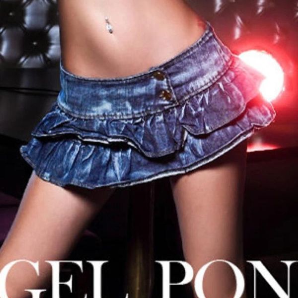Saias 1pcs Mulheres Sexy Super Jean Shorts Saias 2021 Summer Denim Cotton Splicing Pole Dancing Dancing