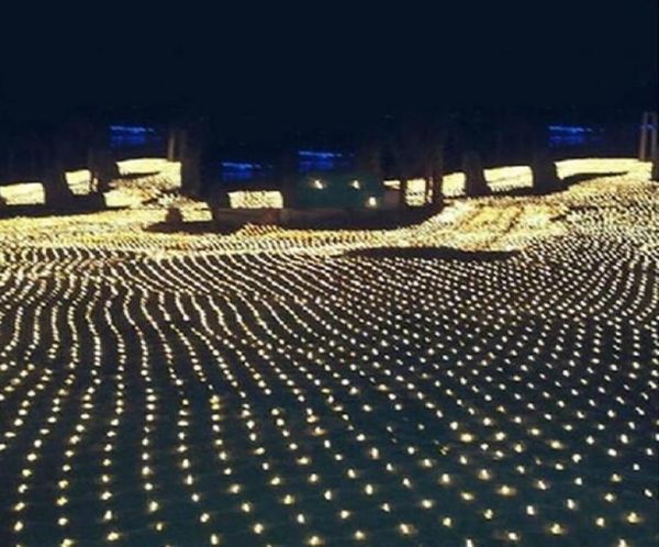 10m 8m 2000led luzes de natal luz líquida de natal conto de fadas festa jardim decoração de casamento luzes cortina dhl 8996644