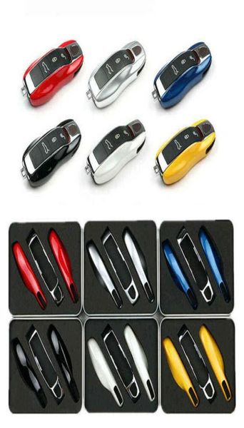 Per Porsche Boxster Cayman Panamera Custodia per chiave per auto Copertura senza chiave Custodia per chiave Accessori per auto Custodia protettiva con telecomando3320491