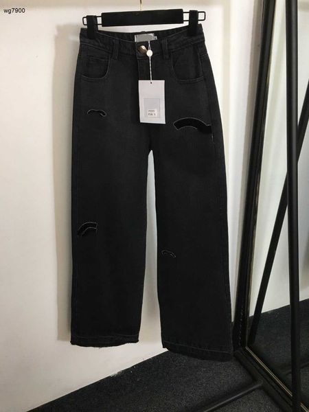 jeans firmati donna abbigliamento di lusso per pantaloni autunnali da donna logo moda ragazza pantaloni a gamba dritta 29 dicembre nuovi arrivi