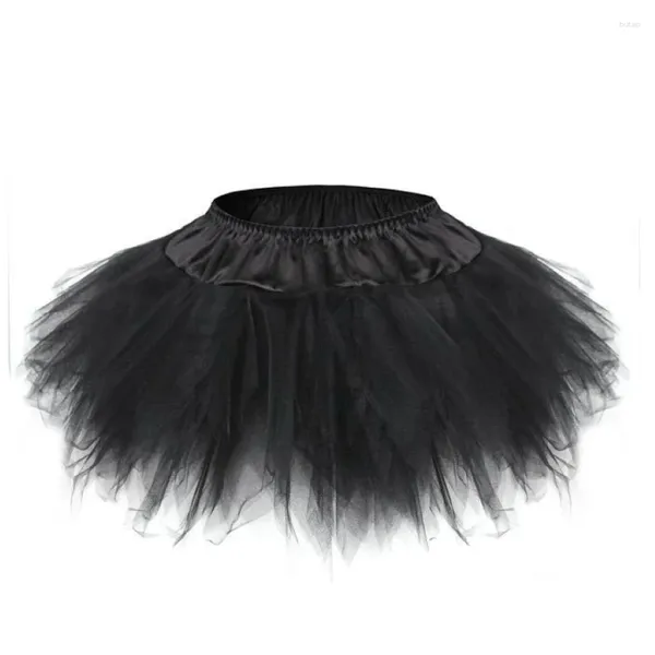 Etekler kadınlar seksi çok tabakalı örgü tül piled mini tutu etek showgirl moda parti dansı artı beden s-6xl