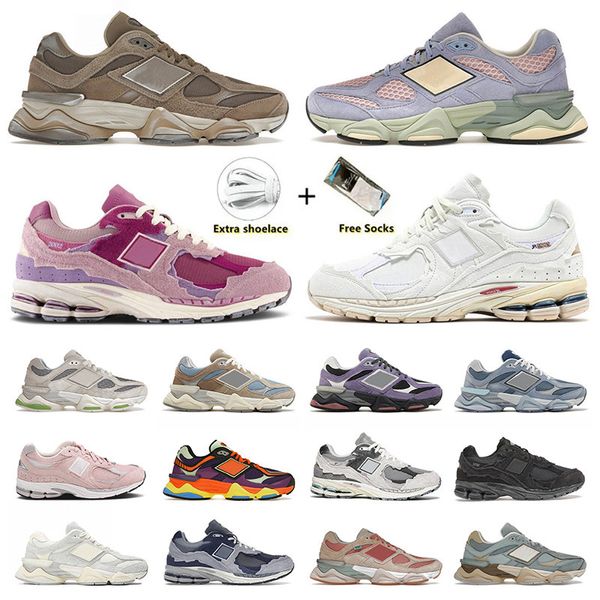 New Balance 9060 Nb 9060 New Balanace Shoes 9060 2002r 530 990 V3 Shoes Men Women On Cloud Cherry Blossom Bricks Wood Blue Haze Sea Salt【Code ：L】Protection Pack Pink Sneaker Dhgate