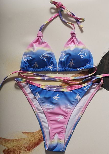 Kadın tasarımcı mayoları yaz seksi kadın bikinis moda mektupları basılı mayo yüksek kaliteli bayan mayolar s-xl ap804