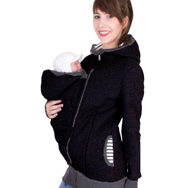 Women039s Sweats à capuche Parenting Enfant Hiver Femmes Enceintes 039S Porte-bébé Portant Maternité Mère Kangourou Cl8218782