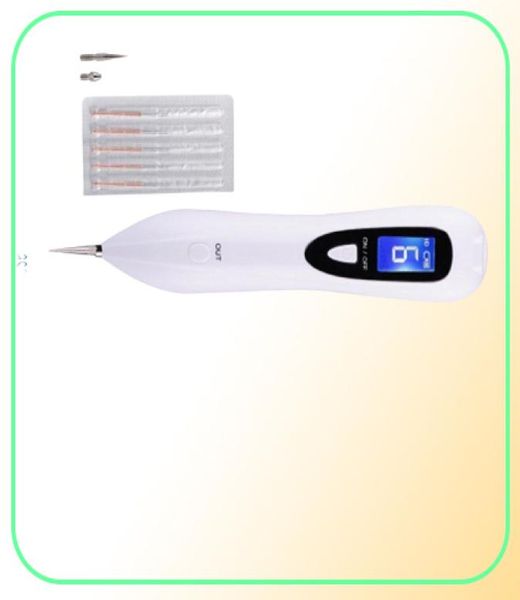 LCD Plasma Stift Maulwurf Tattoo Entferner Gesichts Schönheit Sommersprossen Tag Warze Dot Dark Spot Entfernung für Gesicht Hautpflege Maschine4616054