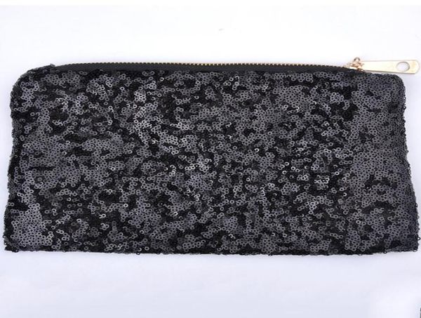 WholePopular Fashion New Women Evening Party Borsa Pochette Borse per trucco Glitter Paillettes Abbagliante Borsa per cosmetici WQB10571330549