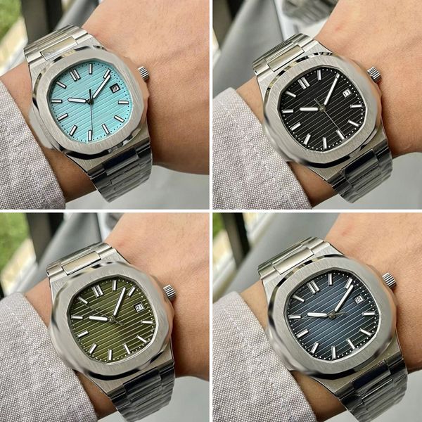 Relógio de luxo para homens relógio automático 40MM todo em aço inoxidável safira relógio luminescente à prova d'água U1 relógio montre de luxe Novos modelos de venda quente Orologio Uomo