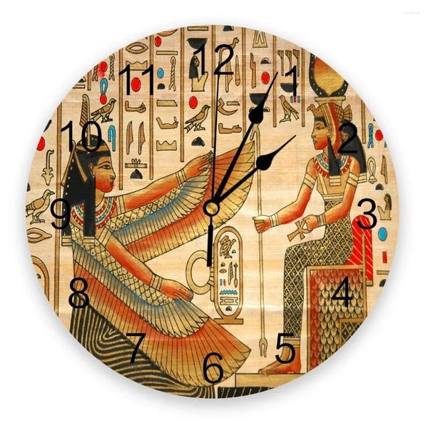 Wanduhren Ägypten Charakter Wüste Retro Uhr Moderne Schlafzimmer Kunst Persönlichkeit Wohnzimmer Mode Uhr