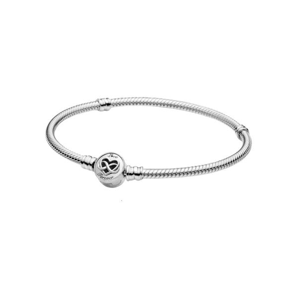 Дизайнерский браслет Pandoras для женщин, оригинальное качество, браслеты-подвески, ювелирные изделия, серебряные бусины, браслеты-цепочки в виде змеи, тренд