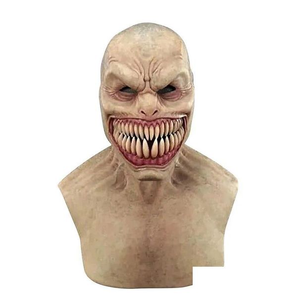 Маски для вечеринок Adt Horror Trick Toy Страшная опора Латексная маска Devil Face Er Terror Py Розыгрыш для Хэллоуина Розыгрыши Игрушки Прямая доставка Dhscr