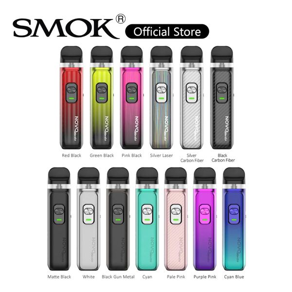 Smok Novo Master Pod Kit, 30 Вт, система Vape, встроенная батарея емкостью 1000 мАч, 2 мл, 0,6 Ом, 0,8 Ом, сетчатый картридж Novo, 100% подлинный