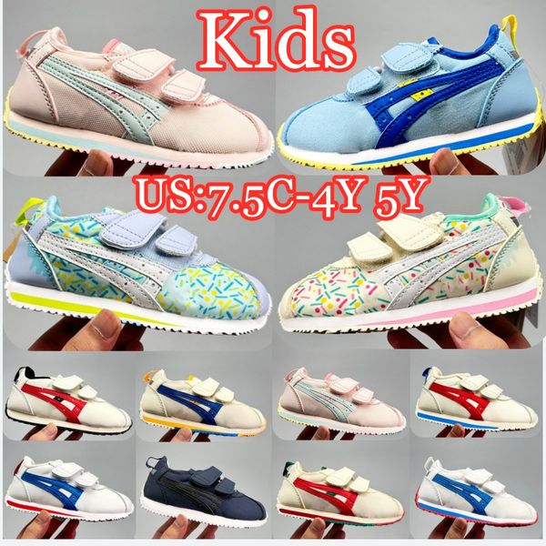 Designer scarpe per bambini per bambini Sneakers per bambini Piattaforma Pelle per bambini giovani Bianco Nero ragazzi ragazze Casual per bambini Scarpe US 7.5C 4Y 5Y