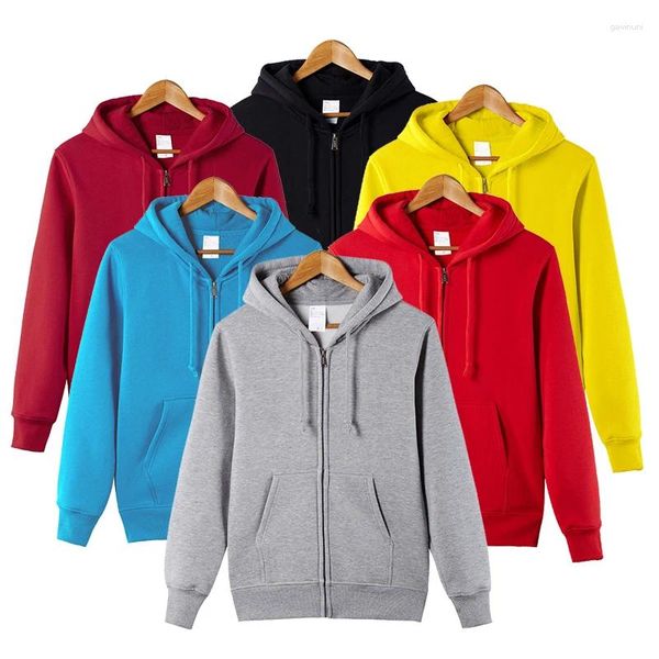 Herren-Kapuzenpullover, individueller Logo-Druck, Baumwolle, einfarbig, Reißverschluss, Kapuzenpullover, Kleidung, lose, übergroße Sweatshirts, einfarbig, Kapuzenpullover, T-Shirt