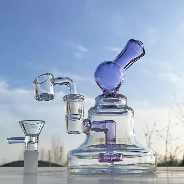 Shisa Royal Glass 6.5 '' Wasserpfeife Shishs Bubbler mit Schüssel DAB Rig Bongs