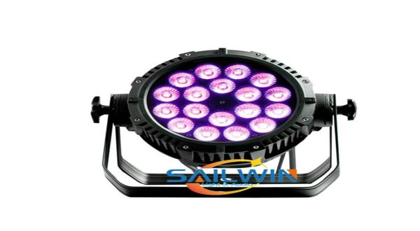 Fabrika Yüksek Güçlü Outdoor IP65 Su Geçirmez 18x18W 6in1 RGBWAUV SAHNE Olayları LED PAR CAN LIGHT7836815