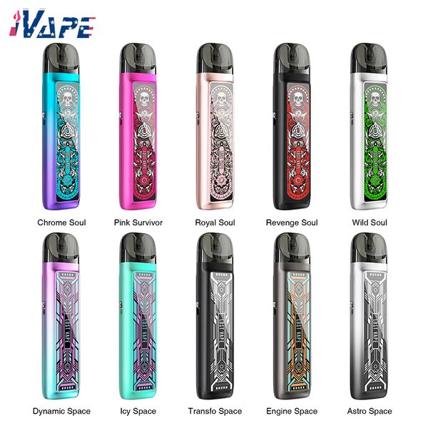 Kayıp Vape Ursa Nano 2 Kit 900mAh 22W 2.5ml Ayarlanabilir Hava Akışı Yan Dolgu Sızdırılmamış Dinamik Panel