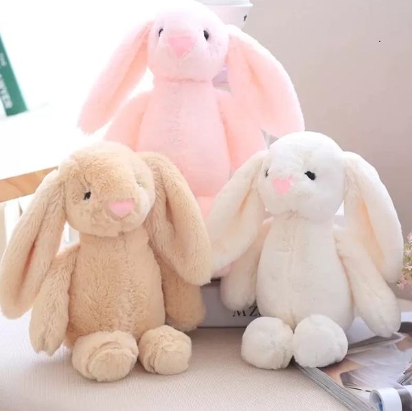 Высокое качество, милый пасхальный кролик, плюшевая игрушка, 30 см, мультяшный симулятор, длинное ухо, мягкий кролик, мягкие игрушки, куклы для детей, день рождения, Рождество, подруга