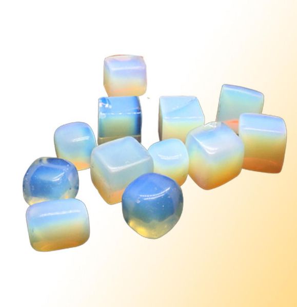 Pedra de cristal de opala branca natural pedra caída irregular tamanho pequeno pedra preciosa bonita bom cristal polido heal1215775