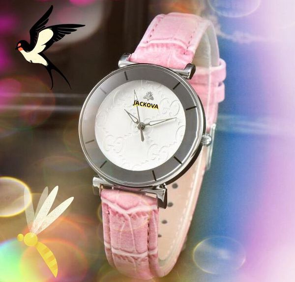 Niedrigster Preis coole kleine Biene Dial Designer Uhren Quarz Bewegung Silber Gold Kleid Dame Edelstahl Hülle Business Leisure alle Verbrechen Super Armbanduhr Geschenke