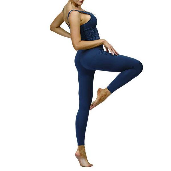 Mulheres Capris Designers Yoga Leggings Lululemens Mulheres Fitness Cintura Alta Calças Elásticas Lady Align Lulus Lemon Legging Desgaste Geral Calças Completas Correndo A2R3 RYGG