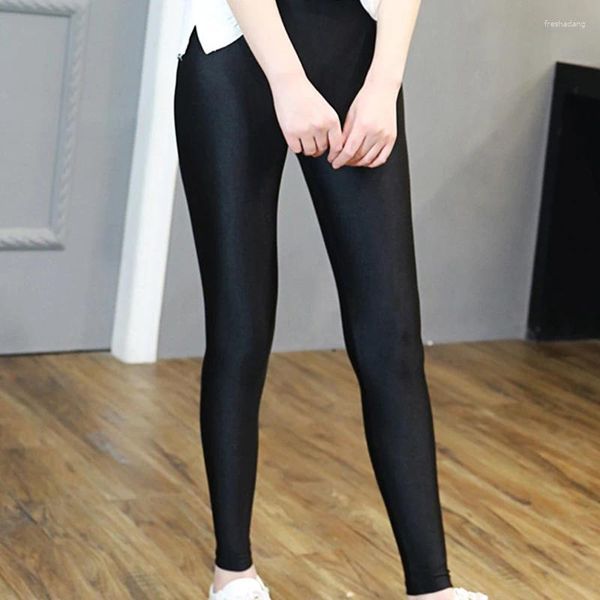 Leggings femininas mulheres magro outono inferior cintura elástica calças magras tornozelo comprimento preto fitness legging