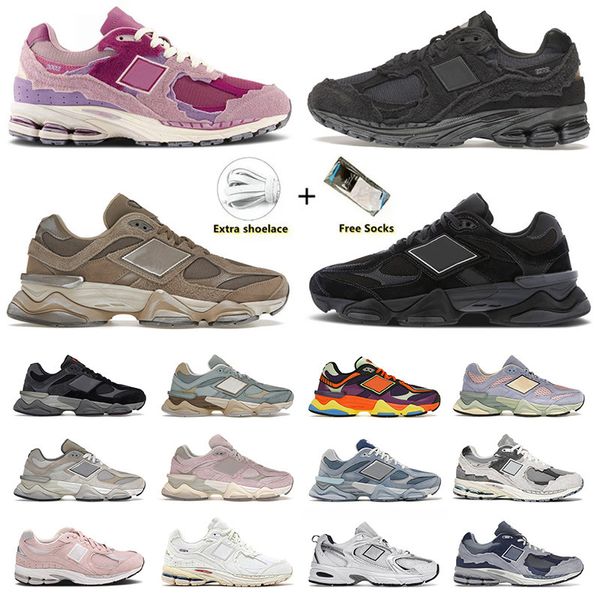 New Balance 9060 Nb 9060 New Balanace Shoes 9060 2002r 530 990 V3 Shoes Men Women On Cloud Cherry Blossom Bricks Wood Blue Haze Sea Salt【Code ：L】Protection Pack Pink Sneaker Dhgate