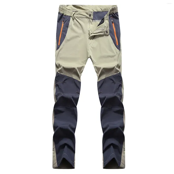 Pantalones para hombres Pantalones de escalada al aire libre para hombre Combinación de fondos transpirables Montañismo Joggers Elástico Secado rápido